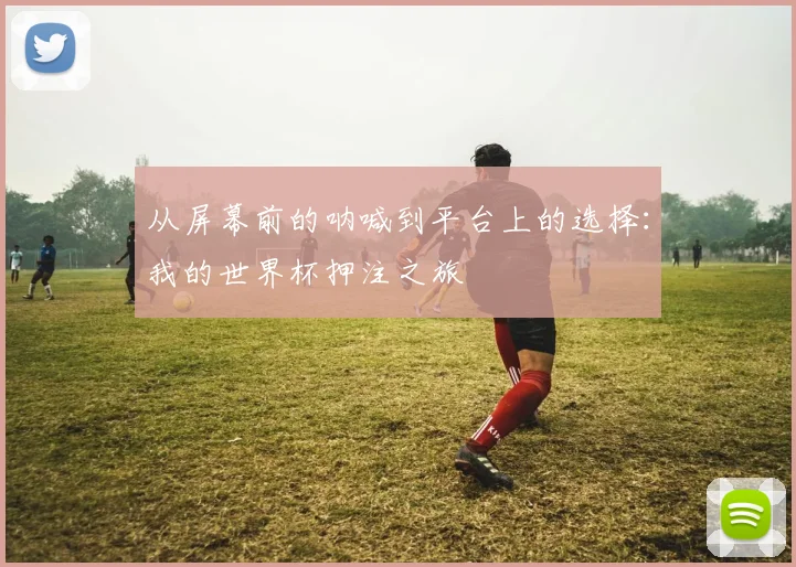 从屏幕前的呐喊到平台上的选择:我的世界杯押注之旅